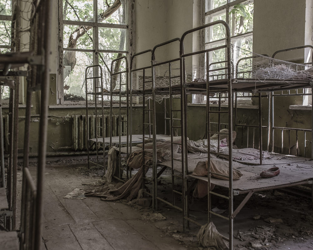 asilo abbandonato nei pressi di chernobyl