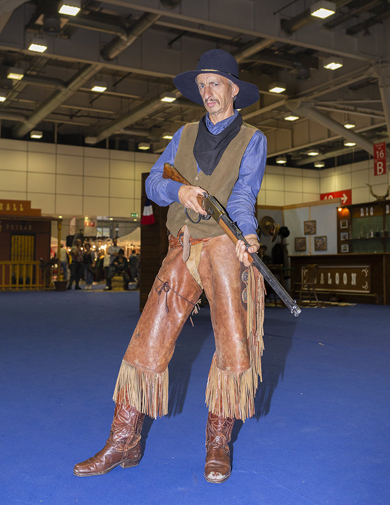 cowboy attore in fiera del west