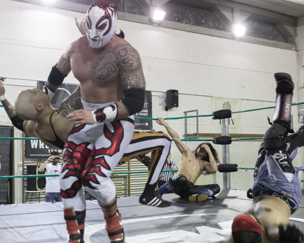 red scorpion sul ring wrestling